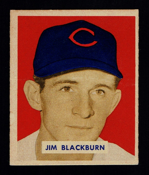 1949 Bowman #160 Jim Blackburn RC GD