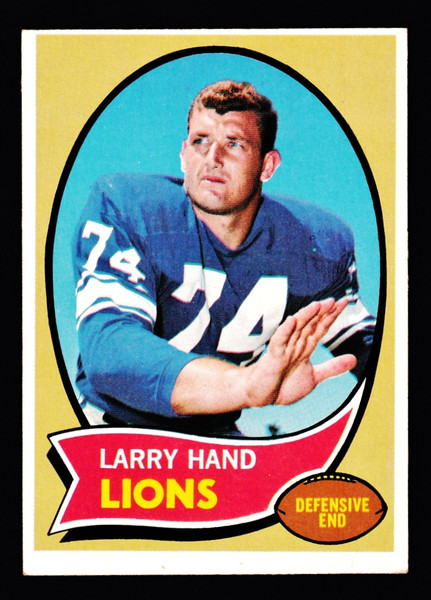 1970 Topps #149 Larry Hand RC VGEX