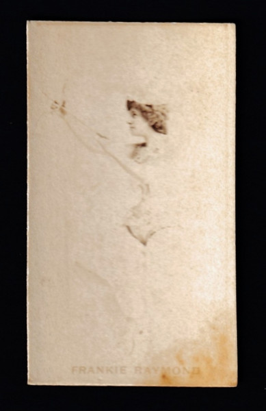 1880's N245 Sweet Caporal Actresses Frankie Raymond Bow and Arrow GD