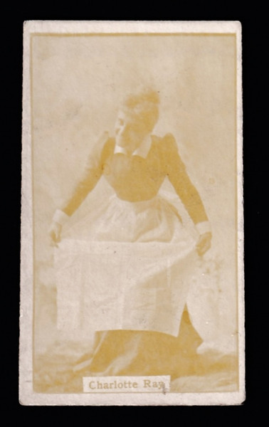 1880's N245 Sweet Caporal Actresses Charlotte Ray Curtsying GD+