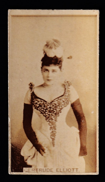 1880's N245 Sweet Caporal Actresses Gertrude Elliott GD+