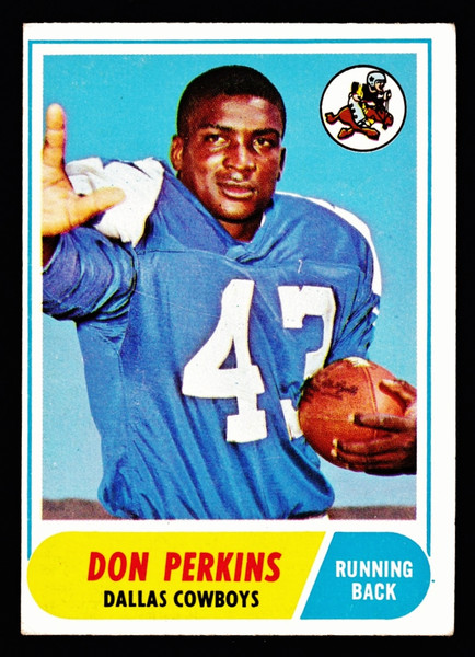 1968 Topps #050 Don Perkins GD+