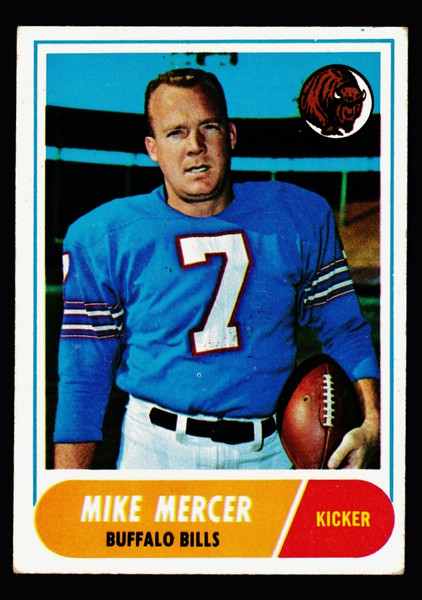 1968 Topps #123 Mike Mercer VG+
