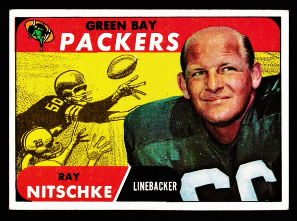 1968 Topps #157 Ray Nitschke EX- D