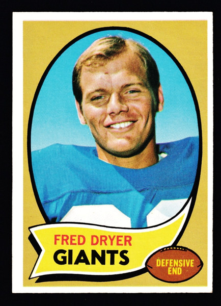 1970 Topps #247 Fred Dryer RC EX
