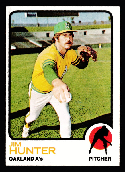1973 Topps #235 Jim Hunter EX