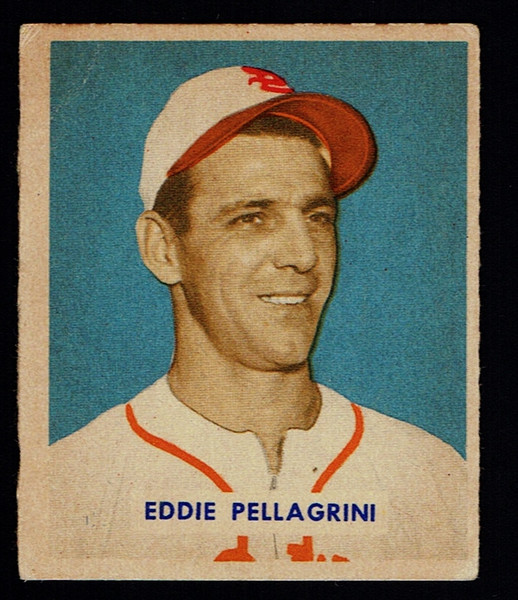 1949 Bowman #172 Eddie Pellagrini RC GD+