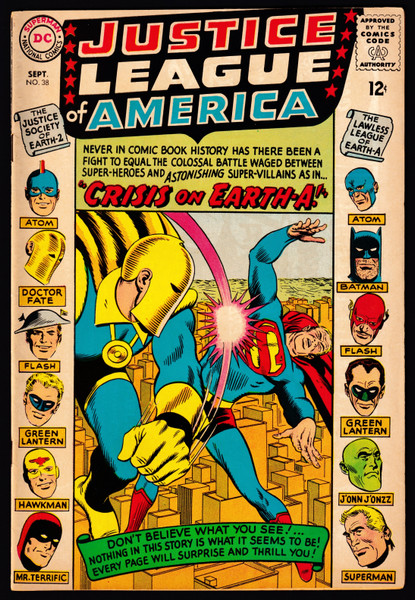 1965 DC Justice League of America #38 FN-