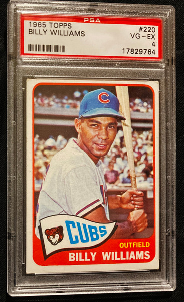1965 Topps #220 Billy Williams PSA 4
