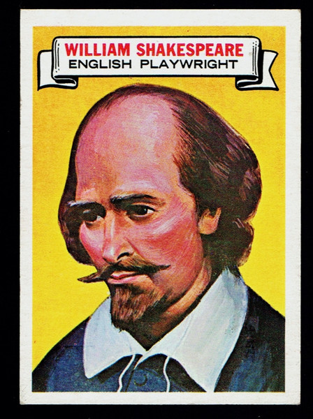 1967 Topps Who Am I?  #08 William Shakespeare VGEX