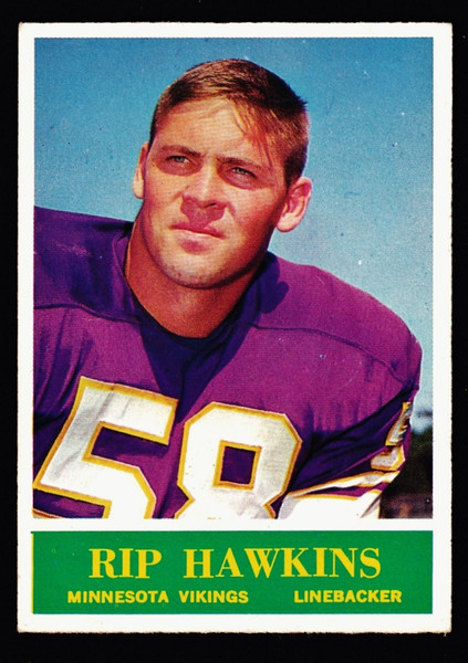 1964 Philadelphia #103 Rip Hawkins EX