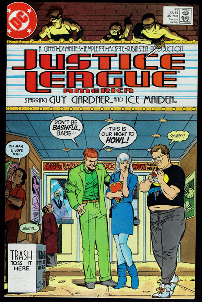 1989 DC Justice League America #028 VF+