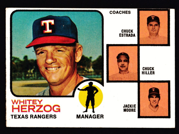 1973 Topps #549 Whitey Herzog VG