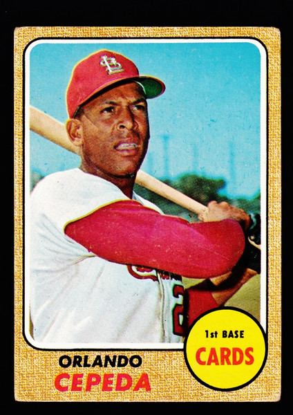1968 Topps #200 Orlando Cepeda VG