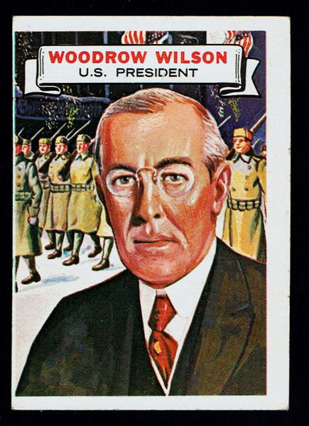 1967 Topps Who Am I?  #17 Woodrow Wilson VG