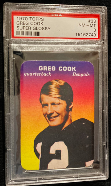 1970 Topps #235 Greg Cook PSA 8
