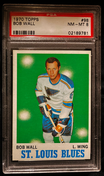 1970 Topps #098 Bob Wall PSA 8