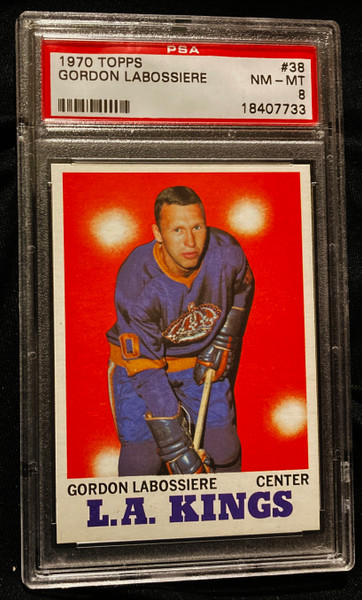 1970 Topps #038 Gordon Labossiere PSA 8