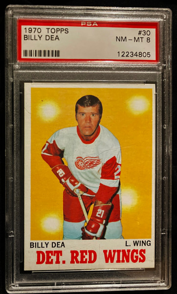1970 Topps #030 Billy Dea PSA 8