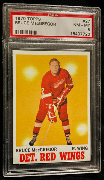 1970 Topps #027 Bruce MacGregor PSA 8