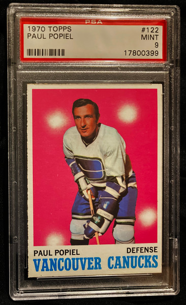 1970 Topps #122 Paul Popiel PSA 9