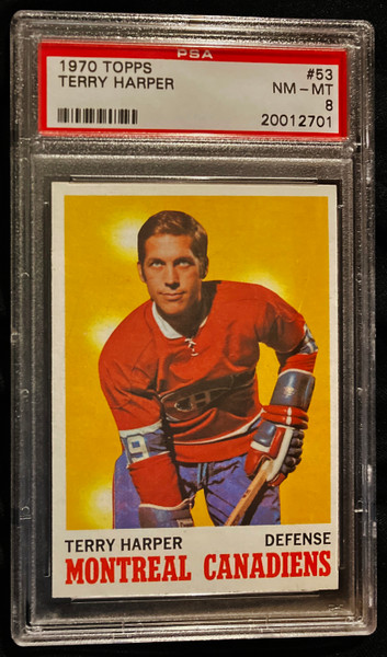1970 Topps #054 Terry Harper PSA 8