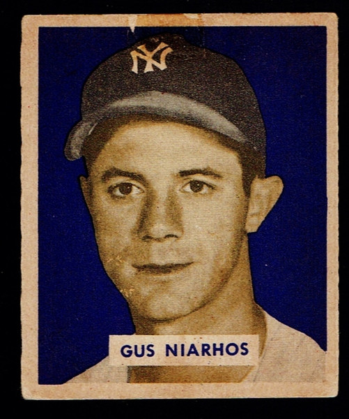 1949 Bowman #181 Gus Niarhos Poor