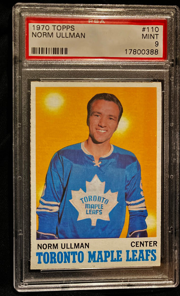 1970 Topps #110 Norm Ullman PSA 9