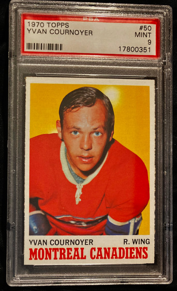 1970 Topps #050 Yvan Counoyer PSA 9