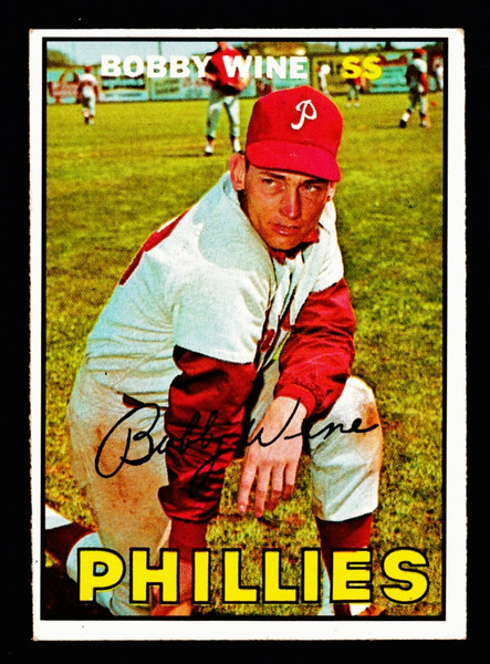 1967 Topps #466 Bobby Wine VGEX