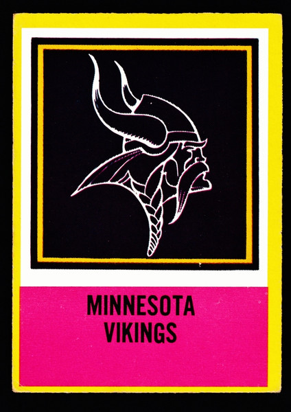 1967 Philadelphia #108 Minnesota Vikings Logo VG