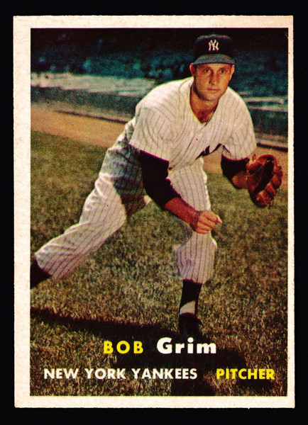 1957 Topps #036 Bob Grim EX-