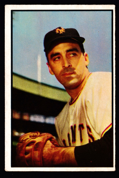 1953 Bowman Color #096 Sal Maglie VG+
