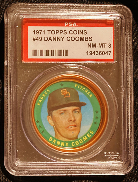 1971 Topps Coins #049 Danny Coombs