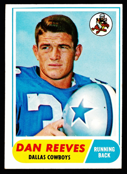 1968 Topps #077 Dan Reeves VGEX E