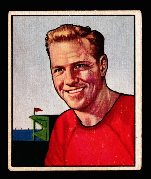 1950 Bowman #106 Ed Carr RC VG+