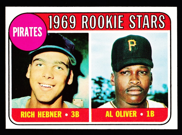 1969 Topps #082 Pirates Rookie Stars  Al Oliver RC EXMT