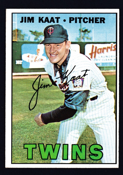 1967 Topps #300 Jim Kaat EX B