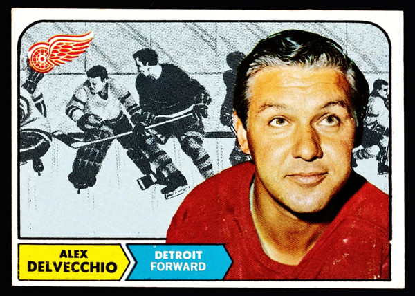 1968 Topps #028 Alex Delvecchio VG