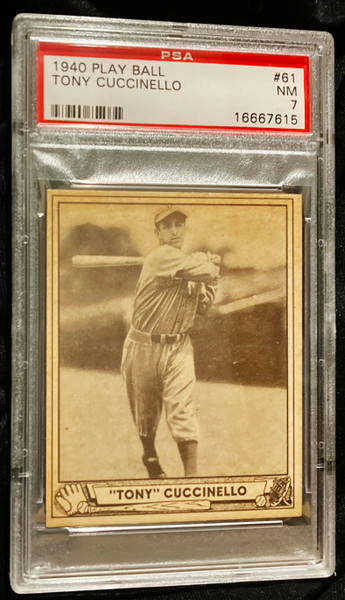 1940 Play Ball #061 Tony Cuccinello PSA 7