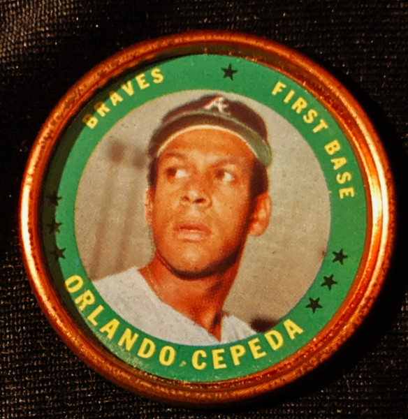 1971 Topps Coins #061 Orlando Cepeda D