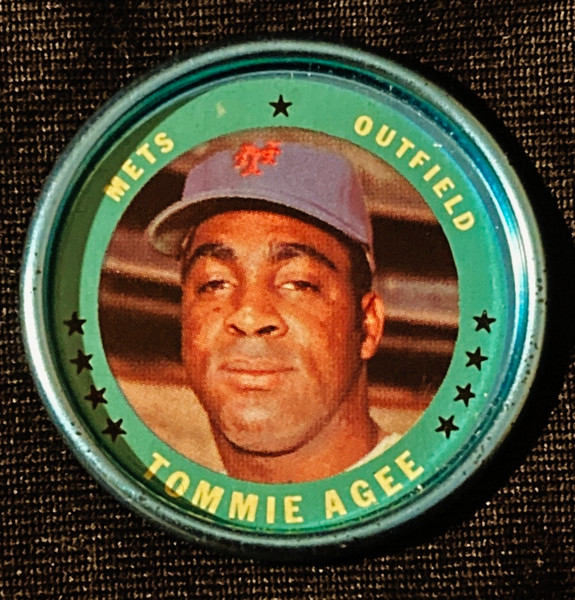 1971 Topps Coins #091 Tommie Agee B