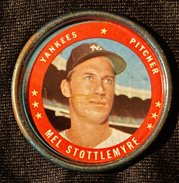 1971 Topps Coins #094 Mel Stottlemyre C