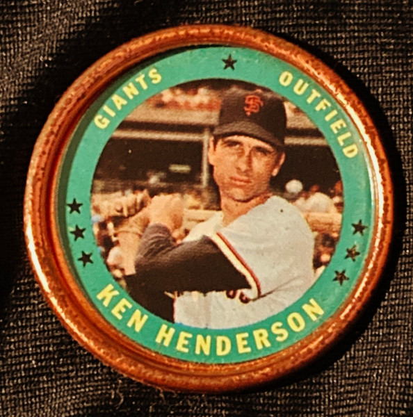 1971 Topps Coins #097 Ken Henderson