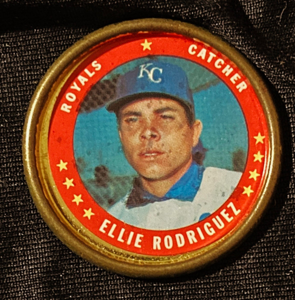 1971 Topps Coins #124 Ellie Rodriguez B