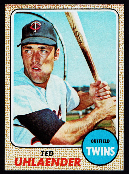 1968 Topps #028 Ted Uhlaender NM