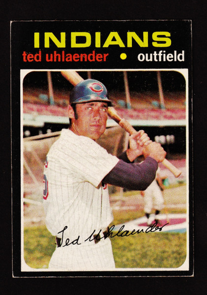 1971 Topps #347 Ted Uhlaender EX-