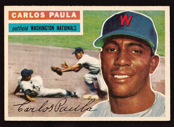 1956 Topps #004 Carlos Paula GB EX+