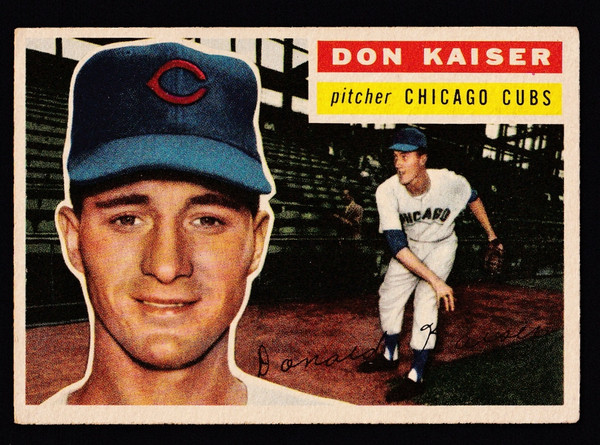1956 Topps #124 Don Kaiser RC GB VGEX