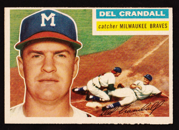 1956 Topps #175 Del Crandall EX+